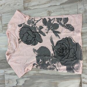 J Crew Factory Floral Tee XS